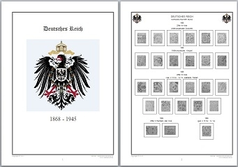 Vordruckblätter Deutsches Reich mit Bildern auf CD in WORD/PDF