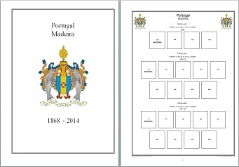 Vordruckblätter Portugal-Madeira von 1868 - 2014 auf CD in WORD und PDF