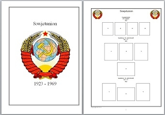 Vordruckblätter Sowjetunion (Teil-1) 1923 - 1969 auf CD in WORD und PDF