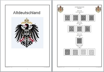 Vordruckblätter Altdeutschland mit Bildern auf CD in WORD/PDF
