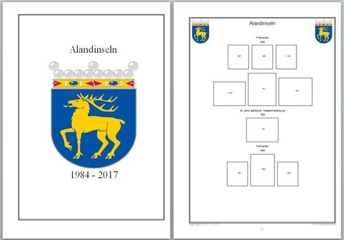 Vordruckblätter Aland von 1984 - 2017 auf CD in WORD und PDF