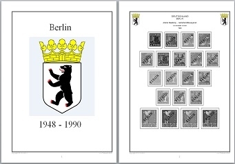 Vordruckblätter Berlin 1948-1990 mit Bildern auf CD in WORD/PDF