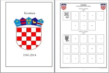 Vordruckblätter Kroatien 1941-2014 auf CD in WORD und PDF