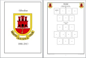 Vordruckblätter Gibraltar 1886-2013 auf CD in WORD und PDF