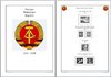 Stamp Album Pages DDR 1949-1990 on CD in WORD & PDF (English) for Self-Printing