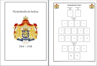 Vordruckblätter Niederländisch-Indien und Neuguinea auf CD in WORD und PDF